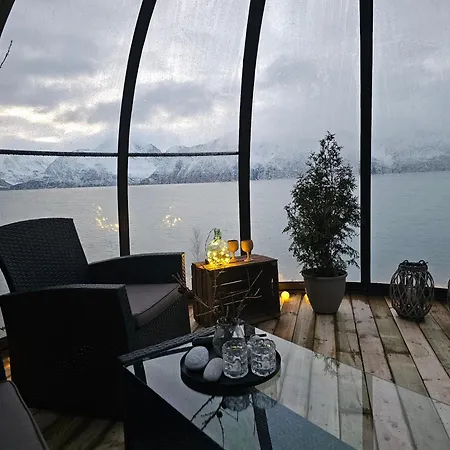 Lyngen Panorama, Solberget, Med Dome Prázdninový dům